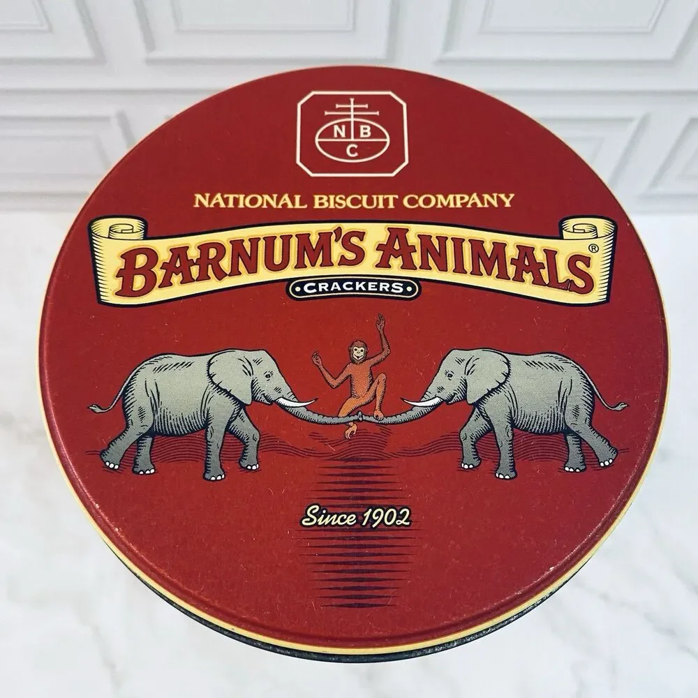 Vintage Barnum’s Animal Crackers National Biscuit Co. Tin 2002